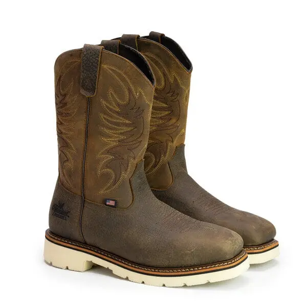 Thorogood American Heritage 11-Inch Steel-Toe Square-Toe Wellington (804-4331) 1