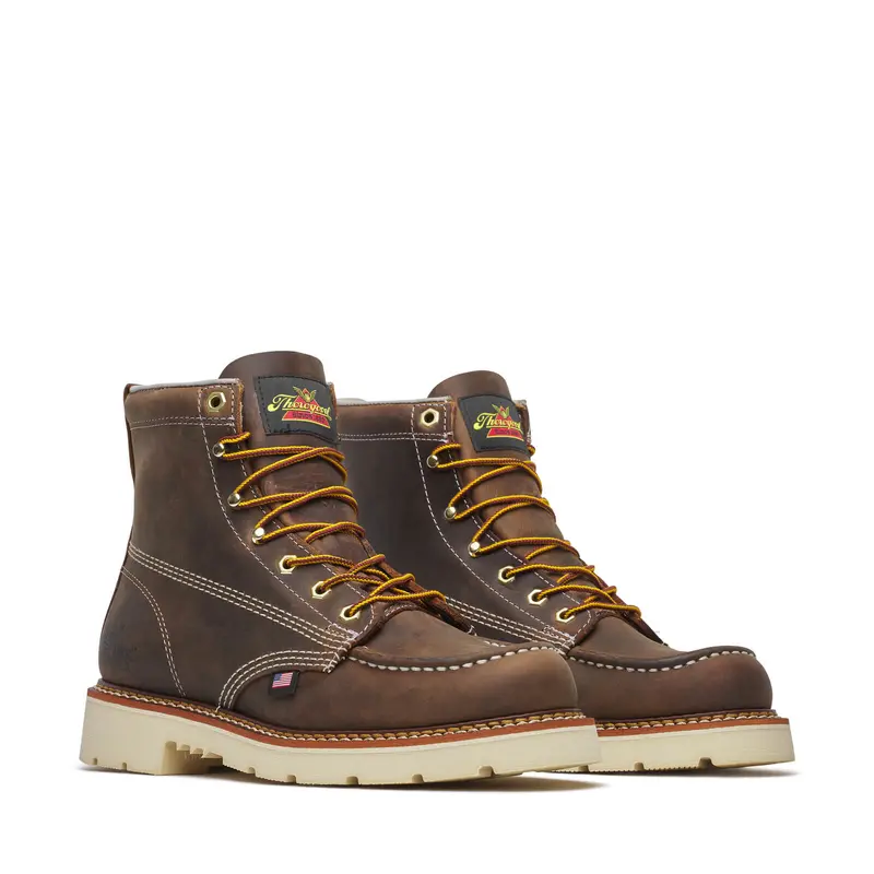 Thorogood American Heritage 6-Inch Crazy Horse Moc Toe Work Boot – Style 814-4375 1