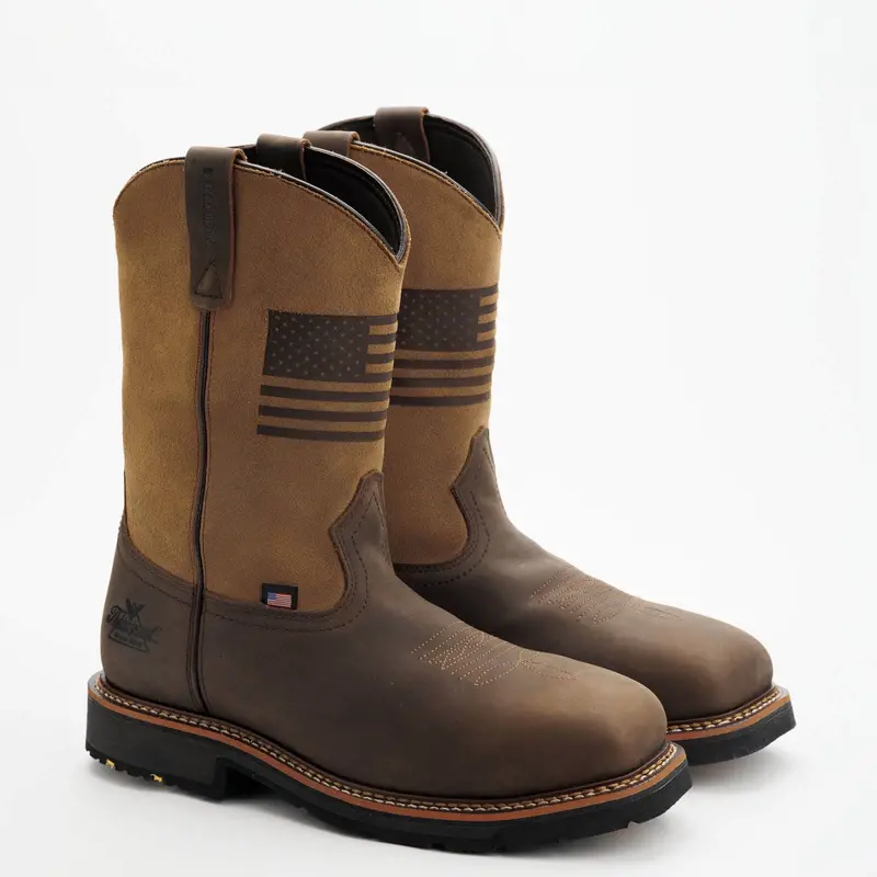Thorogood Western Work Boot – Waterproof Crazy Horse Leather, Safety Toe #804-4338 1