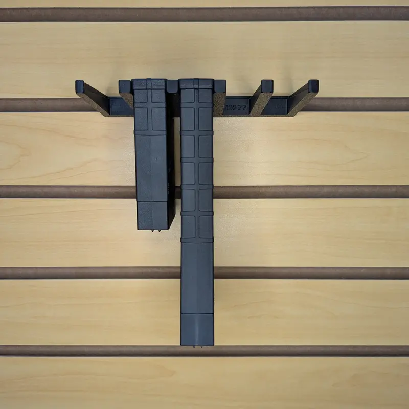 Tippmann M4-22 .22Lr Slatwall Magazine Holder – Modular Firearm Accessory Rack 1