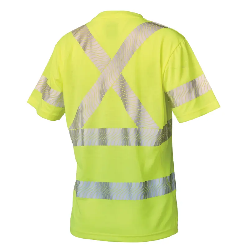 Tough Duck Women’S Short-Sleeve X-Back Safety T-Shirt – Jersey Fabric (#St23) 1