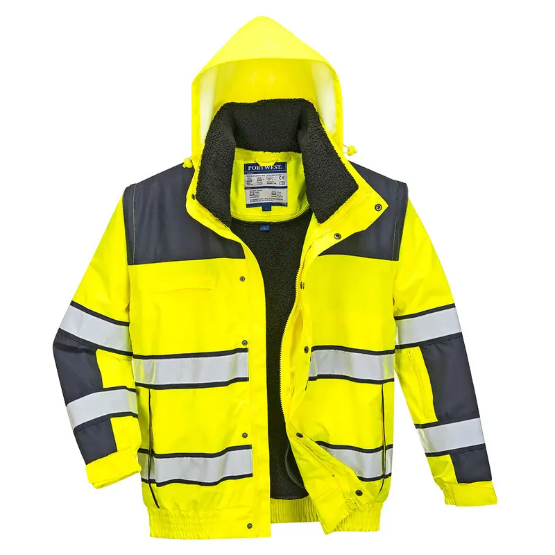 Traditional Hi-Vis Bomber Work Jacket 1