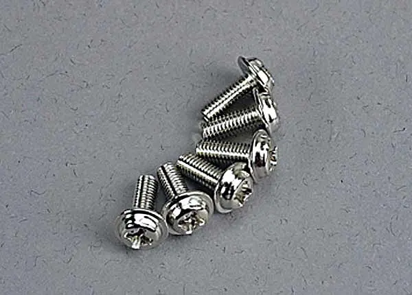 Traxxas 3×8 Mm Washer-Head Machine Screws (6 Pcs) – Tra3185 1