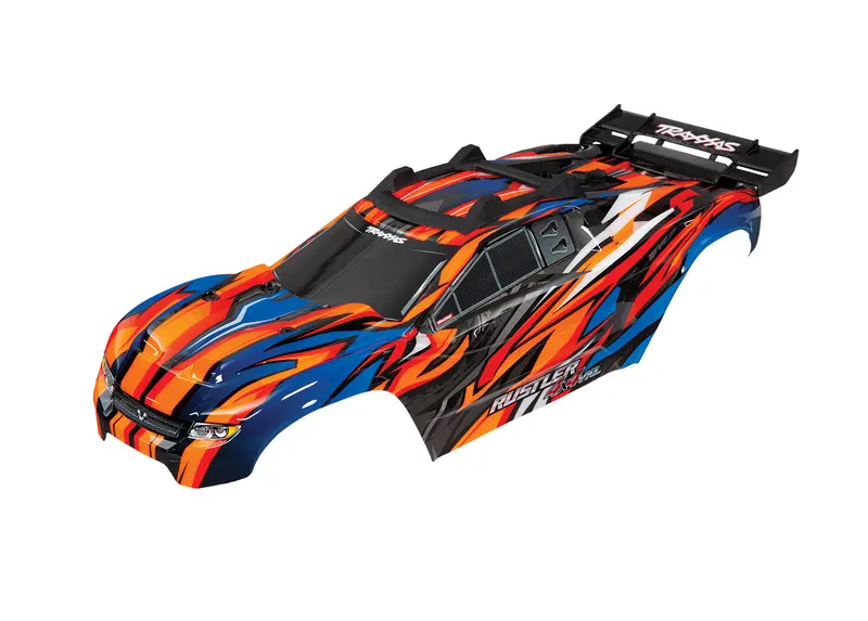 Traxxas Rustler 4X4 Vxl Orange Pre-Painted Body (Tra6717T) 1