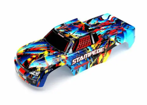 Traxxas Stampede Pre-Painted Monster Truck Body With Decal Sheet (Tra3648) 1