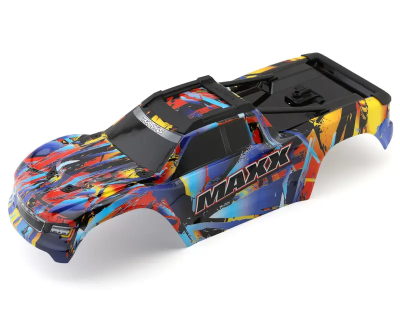 Traxxas Widemaxx Rock N Roll Pre-Painted Monster Truck Body – Tra8931 1