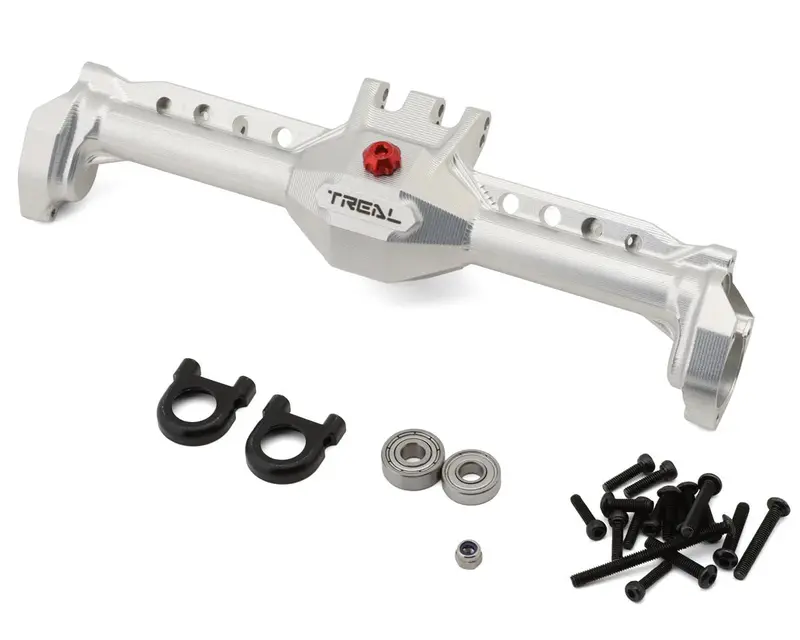 Treal Hobby Tlhpvrd-21 7075 Aluminum Rear Portal Axle Housing – Silver Finish For Vrd/Vs4-10 1