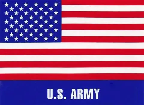 U.S. Army Patriotic Hard Hat Decal – American Flag Design #Hf-03 1
