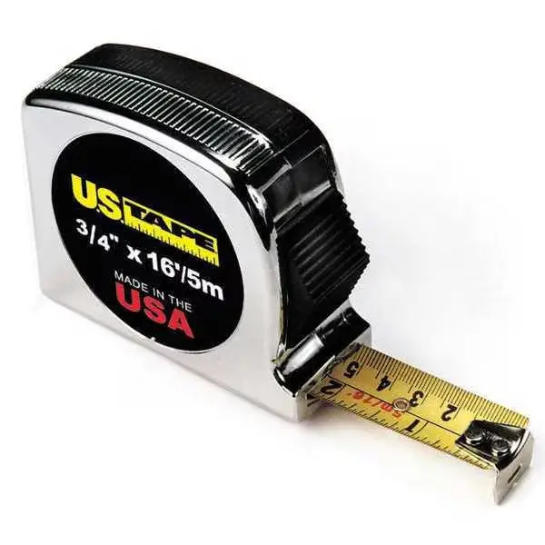 U.S. Tape 16-Foot Retractable Tape Measure – 3/4-Inch Blade, 5-Meter Capacity 1