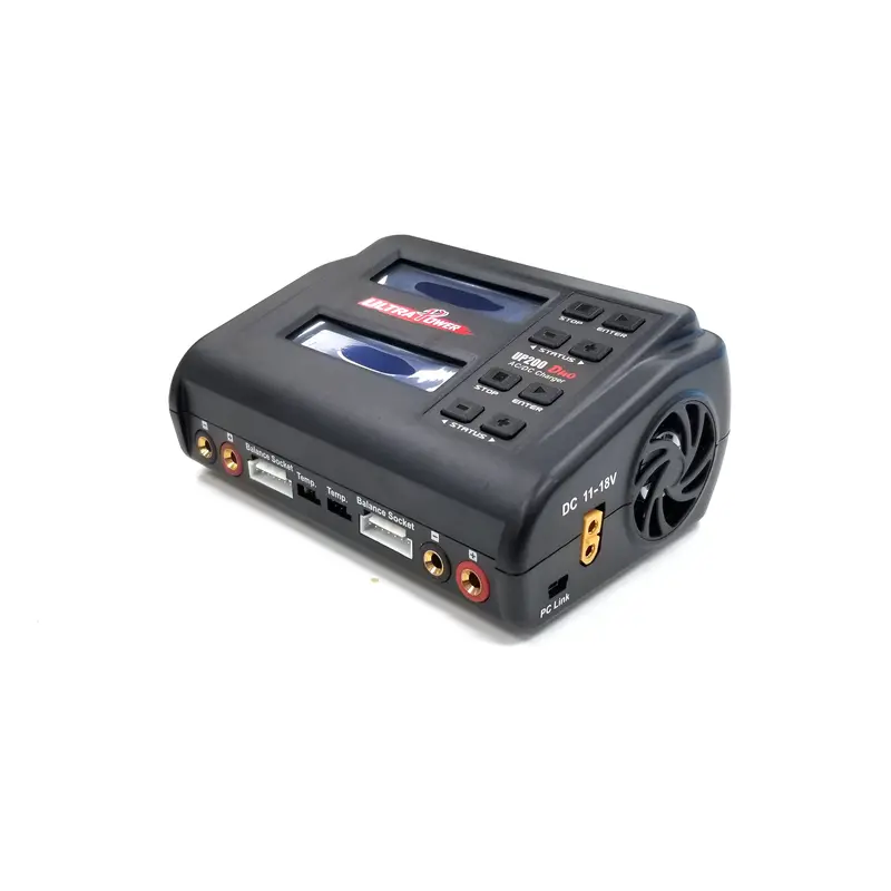 Ultra Power Up200 Duo 200W Dual-Port Smart Charger – Supports Lipo, Life, Nimh & Nicd (Uptup200Duo) 1