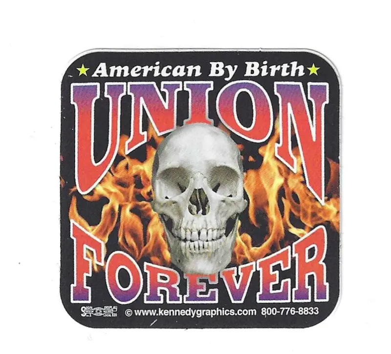 Union Forever Hard Hat Decal – Durable Vinyl Sticker #S47 1