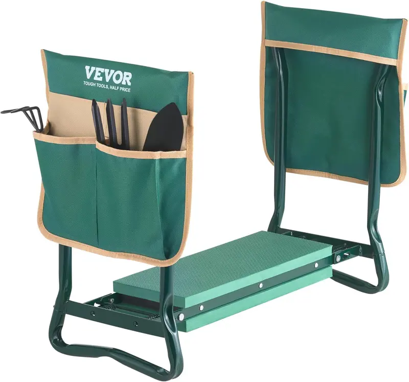 Upgraded Portable Garden Kneeler With Seat Function 1