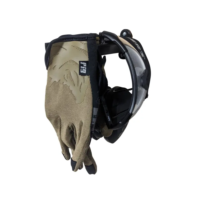 Wall-Mount Gear Organizer For Ear Protection, Eyewear & Gloves 1