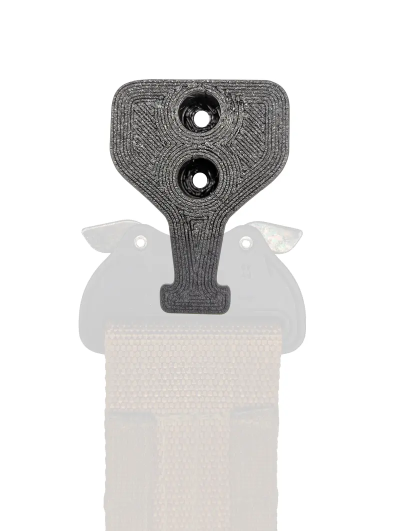 Wall-Mounted Cobra Buckle Belt Organizer 1