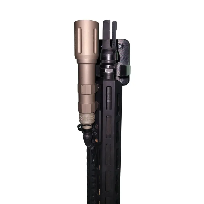 Wall-Mounted Gun Holder Compatible With Dead Air Keymo And Solgw Nox Rails 1