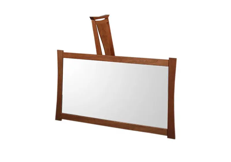 Waterfall-Design Wall Mirror – Contemporary Framed Accent 1