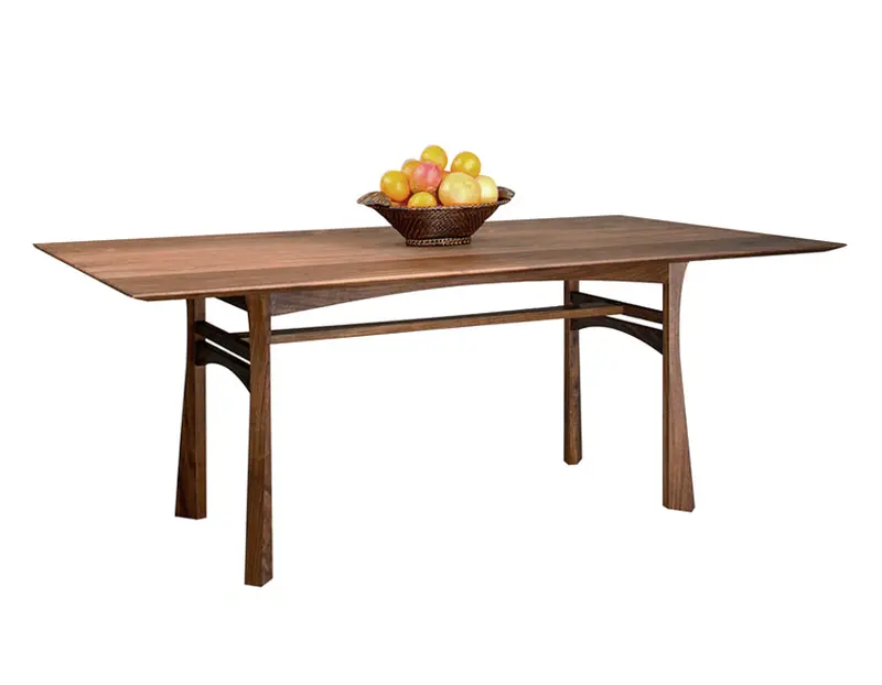 Waterfall Edge Solid Wood Table 1