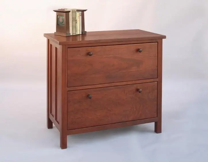 Wide Lateral File Cabinet With Dual Pedestal Storage 2