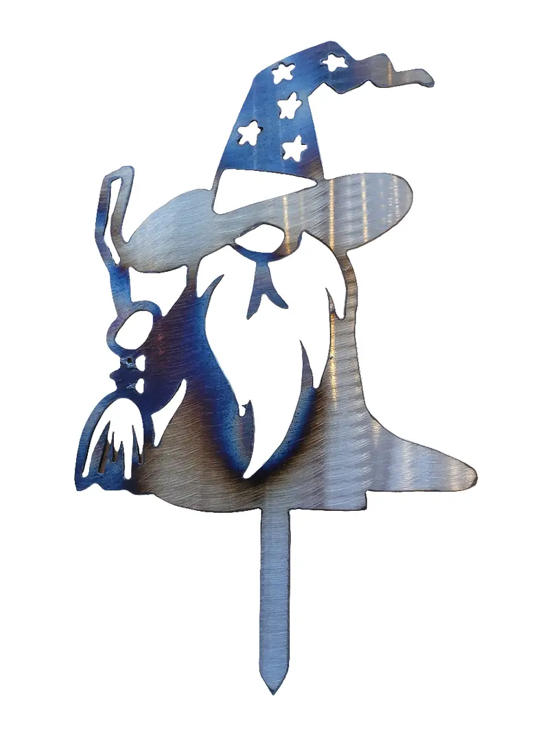 Wizard Garden Stake – Fantasy-Themed Outdoor Accent 1