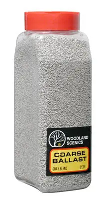 Woodland Scenics Coarse Gray Ballast – 32 Oz Bag (Woob1395) 1