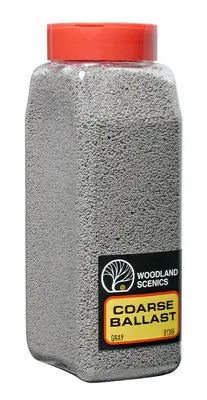 Woodland Scenics Coarse Gray Ballast – 32 Oz Bulk Track Ballasting Material (Woob1389) 1