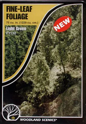 Woodland Scenics Light Green Fine-Leaf Foliage – Woof1132 1