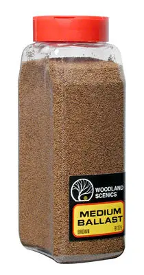 Woodland Scenics Medium Brown Ballast – 32 Oz – Woob1379 1