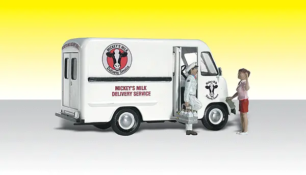 Woodland Scenics Mickey’S Milk Delivery Autoscenes® Figure Set – Pre-Painted Detail Scene – Wooas5329 1