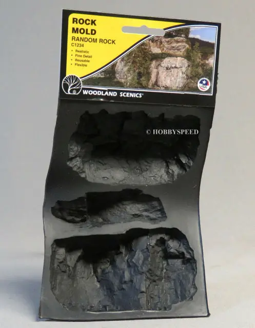 Woodland Scenics Random Rock Mold – 5" × 7" (Wds1234) 1