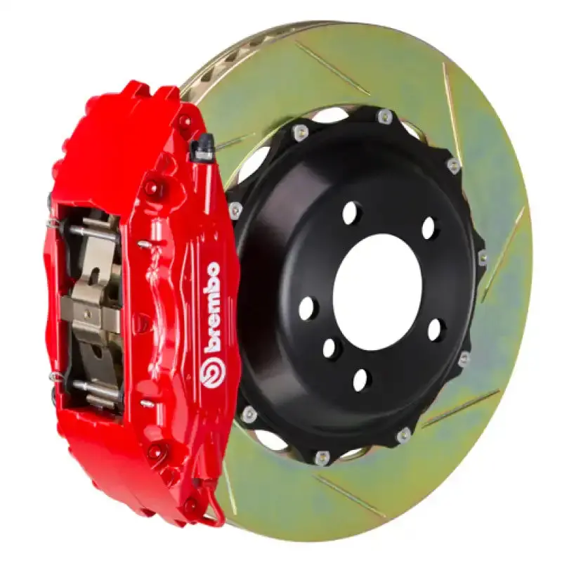 Brembo Front Big Brake Kit For 1994–2004 Sn95 Mustang Gt – 355X32Mm Two-Piece Slotted Rotors & 6-Piston Calipers 1