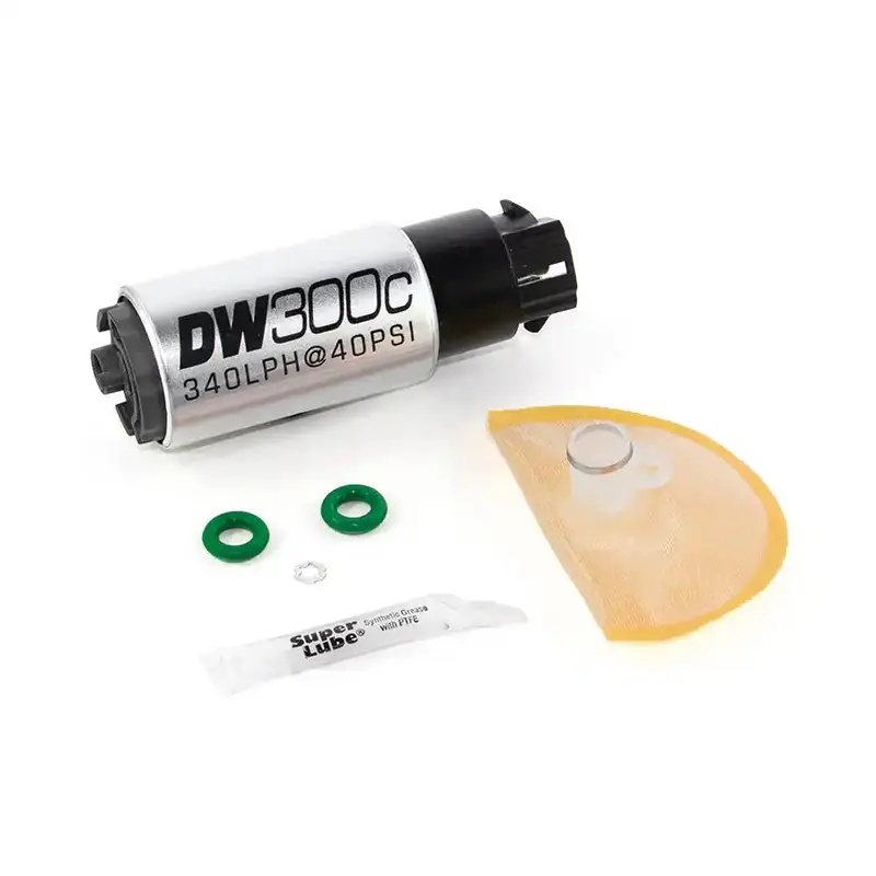 Deatschwerks 340Lph Compact Fuel Pump – Dw300 Series, Includes Mounting Clips (9-309-1008) 1