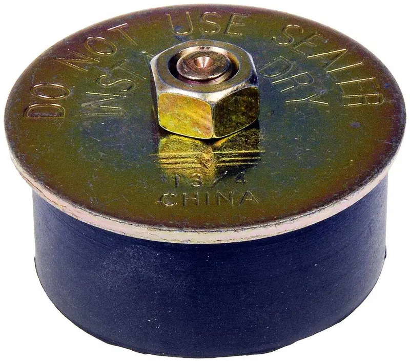 Dorman Autograde Expansion Plug – Rubber-Sealed Steel Plate Design, Fits 1.75"–1.875" Holes 1