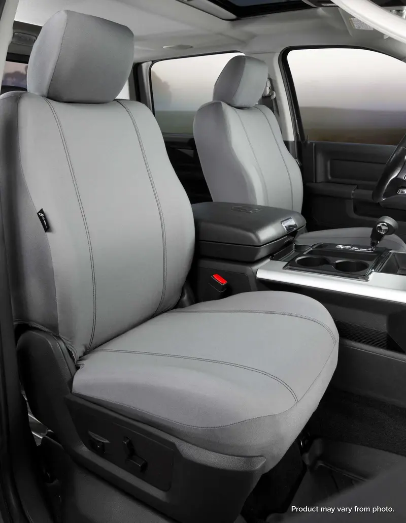 Fia Sp80 Series Sp89-75 Gray Poly-Cotton Custom Front Seat Protectors 1
