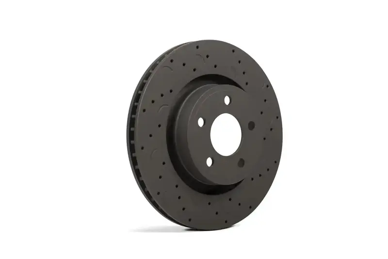 Hawk Performance Htc5040 Cross-Drilled & Slotted Brake Rotors 1