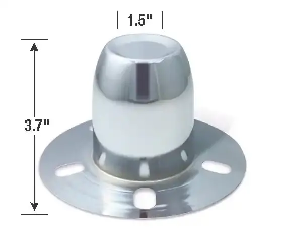 Hubcvr Chrome Closed Derailleur Hub Cover 1