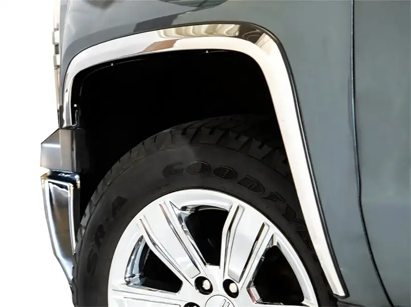 Ici Che033 Stainless Steel Fender Trim Kit — 4-Piece Full-Coverage Set For Clean Aesthetic 1